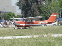 N84129 @ POC - Landing on runway 26R - by Helicopterfriend
