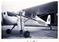 N89195 @ HSV - Dr Penelope Sweeney Nall  with Cessna 140 - by Paul Dickerson Sr.