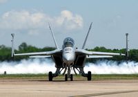 166455 @ BAD - Taxiing back after performing at the Barksdale AFB Air Show. - by paulp