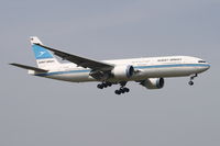 9K-AOA @ EGLL - Boeing 777-269 (ER), c/n: 28743 - by Trevor Toone