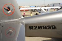 N269SD @ KMIT - Original RV-7 N269SD was lost to a bird strike with a goose. - by Todd Royer