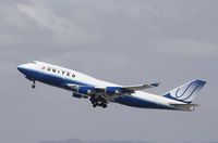 N175UA @ KLAX - Boeing 747-400