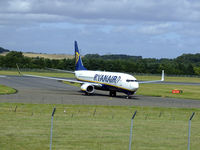 EI-DPI @ EGPH - Edinburgh based Ryanair B737-800 taxiing off runway 24 - by Mike stanners