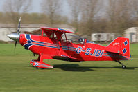 G-SJBI @ EGBR - Aviat Pitts S-2C Special. Winner of the 2010 John McLean Trophy competition at Breighton Airfield. - by Malcolm Clarke