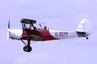 G-BEPF @ EGBJ - 1946 Sn De Constructions Aeronautiques Du Nord STAMPE SV4C,  at Gloucestershire Airport - by Terry Fletcher
