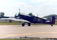 G-ASJV @ MHZ - Spitfire LF.IXb flown with fictitious squadron markings from the TV Series  - by Peter Nicholson