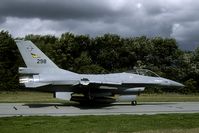 298 @ EKYT - after the TFW mission we could catch up the Norwegian F-16s on the taxiway back to the shelter area. Nice spot, nice lighting and nice aircraft! - by Joop de Groot