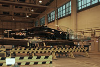 XX348 @ EGXE - British Aerospace Hawk T1A in the 100 Sqn hangar at RAF Leeming in 2009. - by Malcolm Clarke