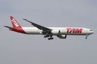 PT-MUA @ EGLL - Boeing 777, c/n: 37664 - by Trevor Toone