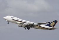 9V-SFN @ KLAX - Boeing 747-400F - by Mark Pasqualino
