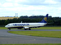 EI-DYP @ EGPH - Ryanair B737 Arrives on runway 24 at EDI - by Mike stanners