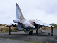 XV753 @ EGDO - BAe Harrier GR3 at the Royal Naval School of Fire Fighting, Predannack Airfield, Cornwall - by Chris Hall