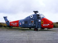 XS885 @ EGDO - at the Royal Naval School of Fire Fighting, Predannack Airfield, Cornwall - by Chris Hall