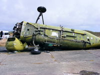 XS520 @ EGDO - Westland Wessex HU5 at the Royal Naval School of Fire Fighting, Predannack Airfield, Cornwall - by Chris Hall