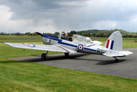 G-BBMO @ EGBO - 1952 De Havilland DHC-1 CHIPMUNK 22 , wears Serial WK514, at Wolverhampton on 2010 Wings and Wheels Day - by Terry Fletcher