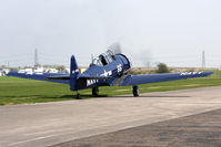 G-BUKY @ EGBR - CCF T-6J Harvard Mk4 at Breighton Airfield, UK in 2010. An old favourite on the taxi track prior to take off for a demo at The Real Aeroplane Company, - by Malcolm Clarke