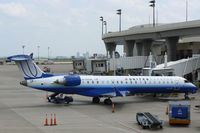 N784SK @ DFW - United Express at the gate - DFW Airport