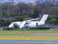 G-JEAT @ EGTE - on the fire dump at Exeter Airport - by Chris Hall