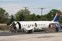 N916CA @ KRFD - CL-600-2B19 - by Mark Pasqualino