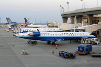 N782SK @ DFW - United Express at the gate - DFW Airport