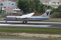 N260AE @ TNCM - American Eagle N260AE landing at TNCM runway 10 - by Daniel Jef