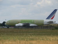 F-WWAB @ LFBO - The second A380 for Air France - by ghans