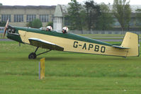 G-APBO @ EGBP - 1960 Roche F DRUINE D.5 TURBI, c/n: PFA 229 at the Great Vintage Flying Weekend at Kemble - by Terry Fletcher