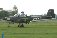 D-EHJL @ EGBP - Focke-Wulf FWP.149D, c/n: 45 at the Great Vintage Flying Weekend at Kemble - by Terry Fletcher