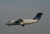 OH-SAL @ EBBR - Arrival of flight KF801 to RWY 25L - by Daniel Vanderauwera