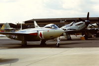 WV908 @ EGDY - In 806 NAS markings, coded 188/A. Part of the RNHF based at RNAS Yeovilton. Photographed with the Fairey Firefly and Hawker Sea Fury in 1983? - by Roger Winser