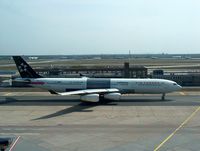 C-FYLD @ EDDF - In old star alliance colors - by ghans