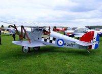 G-BEER @ EGBP - at the Great Vintage Flying Weekend - by Chris Hall