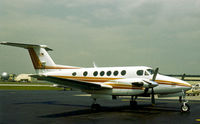 N143CP @ FRG - Beech Super King Air at Republic Airport on Long Island in the Summer of 1977. - by Peter Nicholson