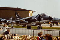 XZ457 @ EGDY - Coded 104 of 899 NAS. Seen at RNAS Yeovilton Naval Air Day circa 1980 - by Roger Winser