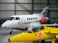 G-GRGA @ EGBP - BAe 125-800B, ex G-DCTA, G-OSPG, G-ETOM, G-BVFC, G-TPHK and G-FDSL - by Chris Hall