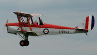 G-ANNI @ EGBP - 4. T-6953 Classic Tiger Moth departing Kemble Airport (Great Vintage Flying Weekend) - by Eric.Fishwick