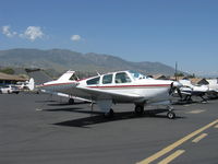 N1965Z @ SZP - 1965 Beech S35 BONANZA, Continental IO-520-B 285 Hp, tip tanks - by Doug Robertson