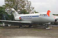 G-ARYC - 1963 De Havilland DH125 SERIES 1/521, c/n: 25003 exhibited at De Havilland Aircraft Heritage Centre at London Colney - by Terry Fletcher