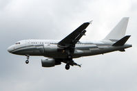LX-GJC @ EGLL - Silver Wings A318 at Heathrow - by Terry Fletcher
