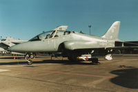 XX280 @ MHZ - Hawk T.1A of 79 Squadron in the static park at the 1990 RAF Mildenhall Air Fete. - by Peter Nicholson