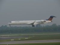 D-ACNK @ EDDL - Flying for Eurowing in Lufthansa Regional colors landing at rw23L - by ghans