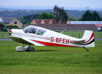 G-BFEH @ EGBP - at the Great Vintage Flying Weekend - by Chris Hall