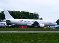 M-ABCS @ EGBP - Airbus A320-211, M-ABCS, CIT Aerospace International, in storage at Kemble - by Chris Hall