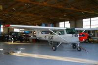 N757KW @ AAA - Parked in the hangar of the Heritage of Flight Museum