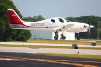 N927LE @ LAL - Landing on 9 during Sun N Fun 2010 at Lakeland, FL. - by Bob Simmermon