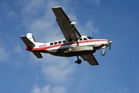 N207DR @ PABE - Grant Air Cessna 208 landing runway 18 - by Martin Prince, Jr