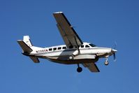 N208SM @ PABE - Grant Air Cessna 208 landing runway 18 - by Martin Prince, Jr