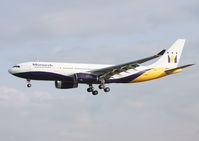 G-EOMA @ EGCC - Monarch Airlines - by vickersfour
