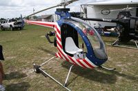 UNKNOWN @ LAL - red white and blue ultralite chopper - by Florida Metal