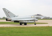 ZJ924 @ EGXC - Royal Air Force Typhoon FGR4. Operated by 11 Squadron, coded 'DD'. - by vickersfour